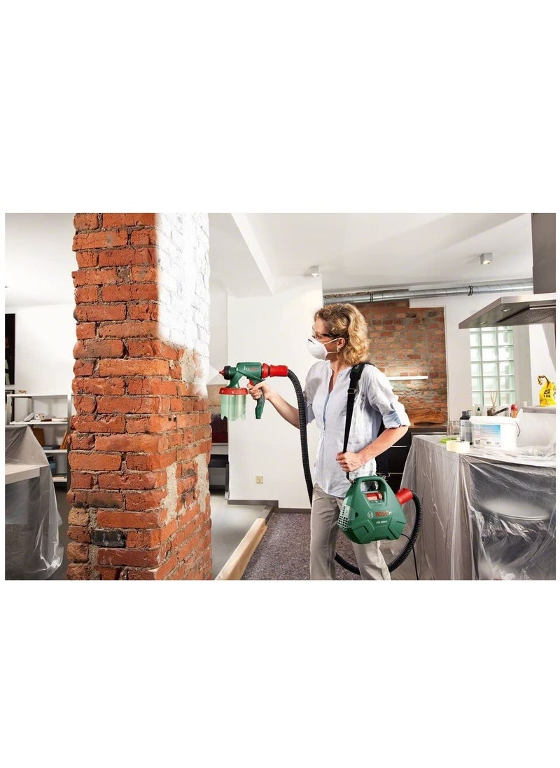 BOSCH - Electric Paint Sprayer 650W with 1L Tank and ALL Paint System – Ideal for Walls, Wood, and Metal - Image 1