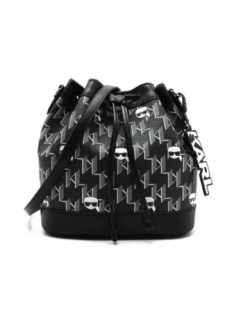 Karl Lagerfeld Paris Monogram Bucket Bag - pzsku/ZB38FD9058FA150C1E1FDZ/45/_/1726813984/338dc96a-769e-48e1-830d-4e81f63c3f4b