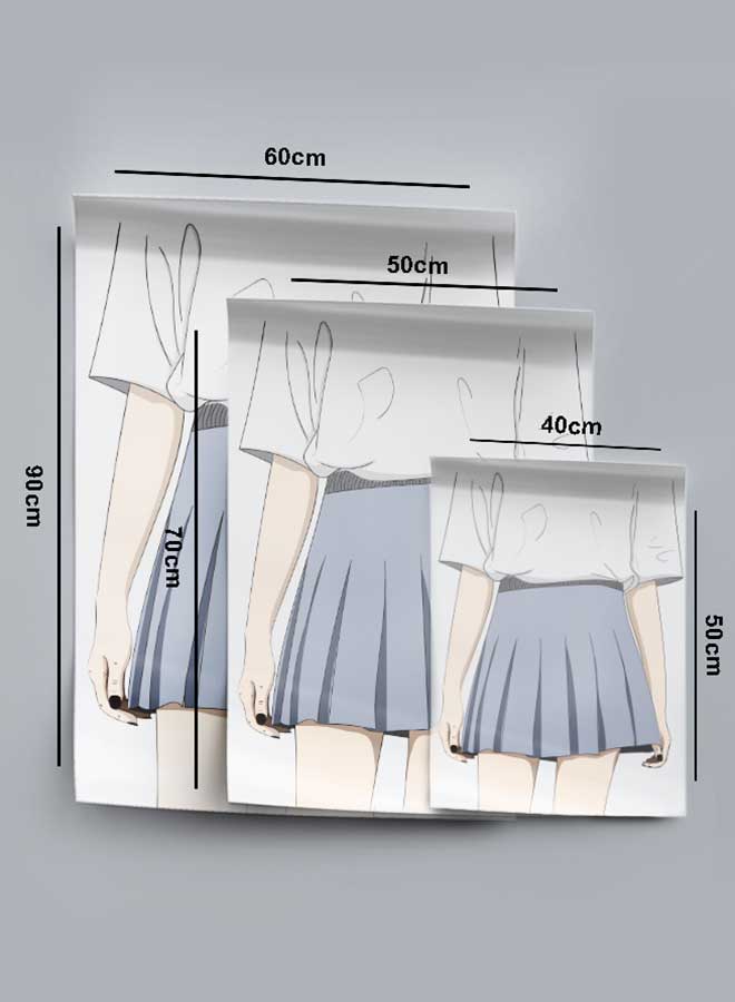 LOWHA Poster Painting Art With Four Separate Pieces Of Double-Sided Stickers See My Skirt For Home Bedroom Living Room And Office Decor - Image 4