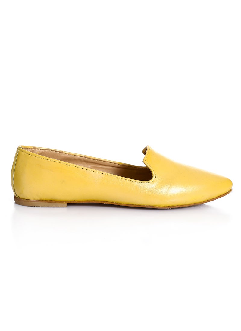 Mr.joe Espadrilles Toecap Slip On Leather Flats For Women  - Image 1