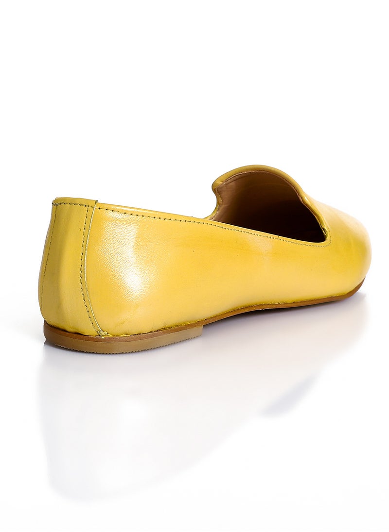 Mr.joe Espadrilles Toecap Slip On Leather Flats For Women  - Image 4