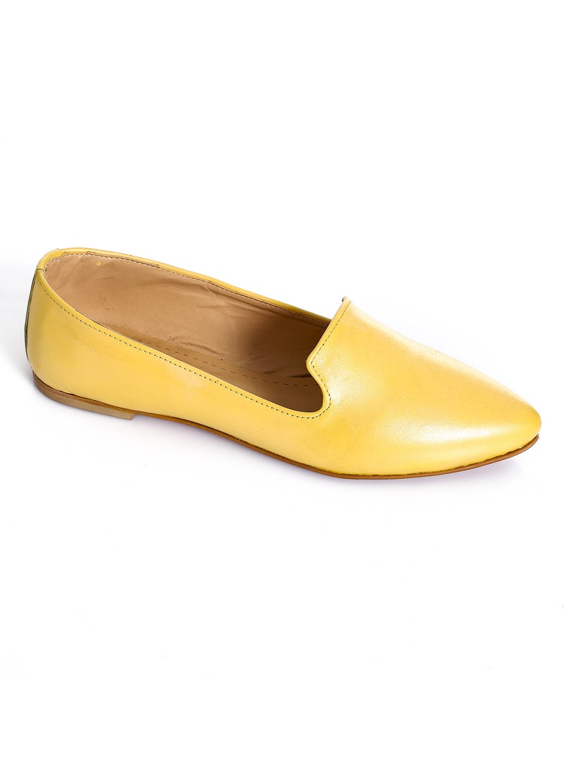 Mr.joe Espadrilles Toecap Slip On Leather Flats For Women  - Image 3