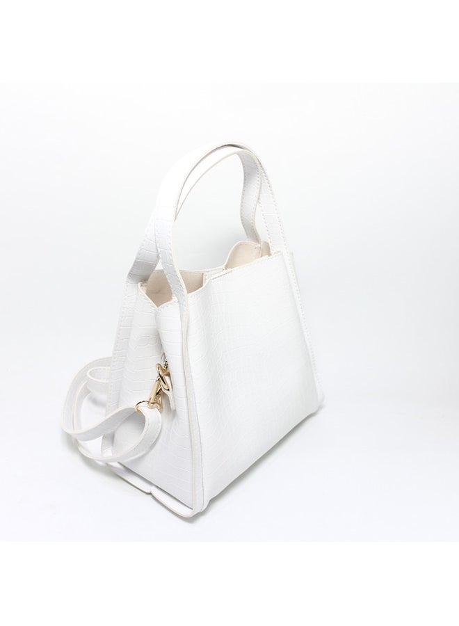 Glitter Women Hand Bag - White - Image 1