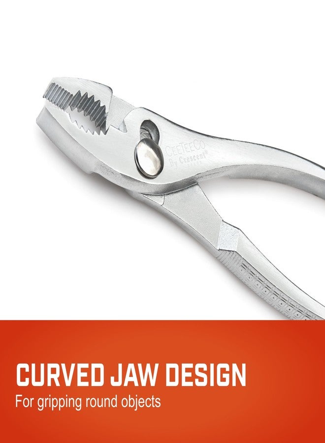 كريسنت كماشة مفصلية منزلقة بفك منحني من شركة كريسنت، مقاس 6 1/2 بوصة، من شركة سي تي - H26N-05 - Image 2