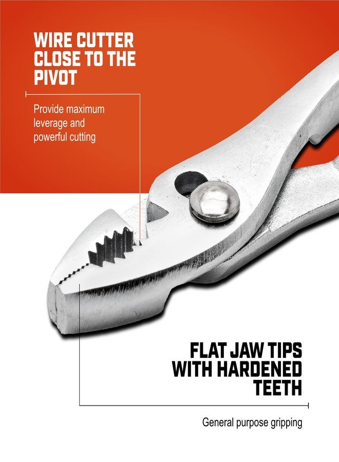 كريسنت كماشة مفصلية منزلقة بفك منحني من شركة كريسنت، مقاس 6 1/2 بوصة، من شركة سي تي - H26N-05 - Image 3