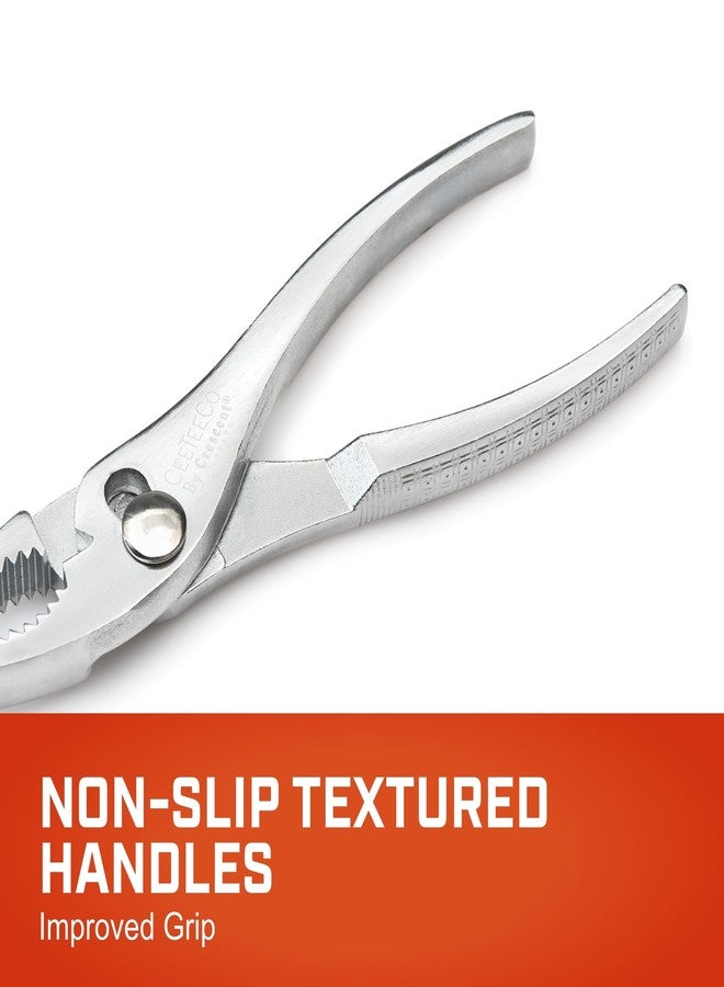 كريسنت كماشة مفصلية منزلقة بفك منحني من شركة كريسنت، مقاس 6 1/2 بوصة، من شركة سي تي - H26N-05 - Image 4