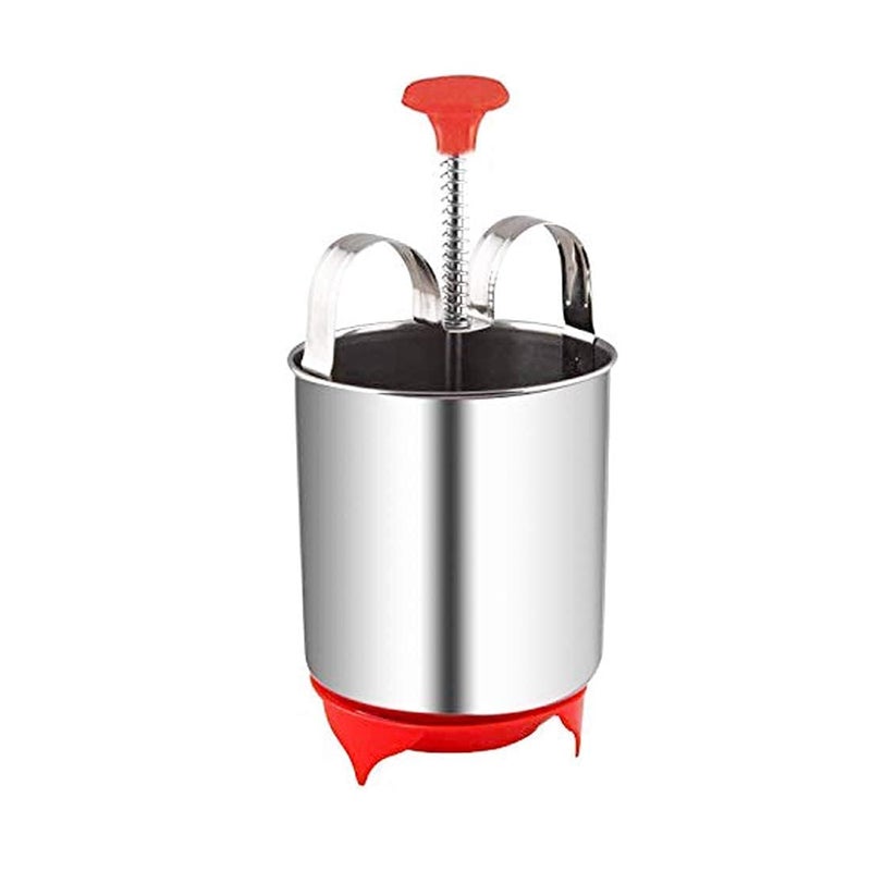 SANGOZ Stainless Steel Donut MakerMendu Vada MakerMedu Vada Donut Maker Dispenser Stainless Steel Tool Kitchen Pastry Making Bake WarePack of 1 - Image 1