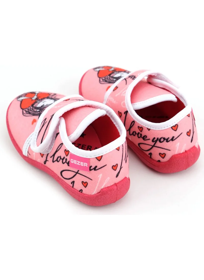 Gezer Winter Girl Velcro Adjustable Comfortable Sole Slippers Home Nursery Shoes