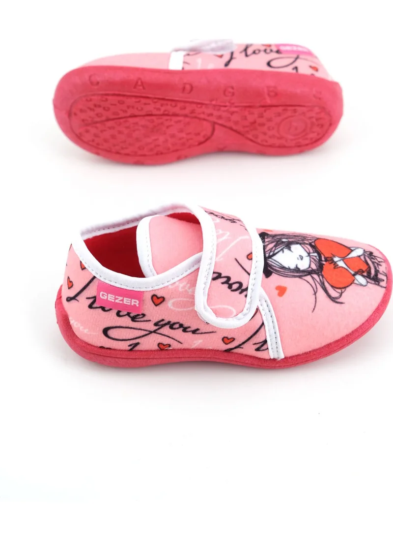 Gezer Winter Girl Velcro Adjustable Comfortable Sole Slippers Home Nursery Shoes