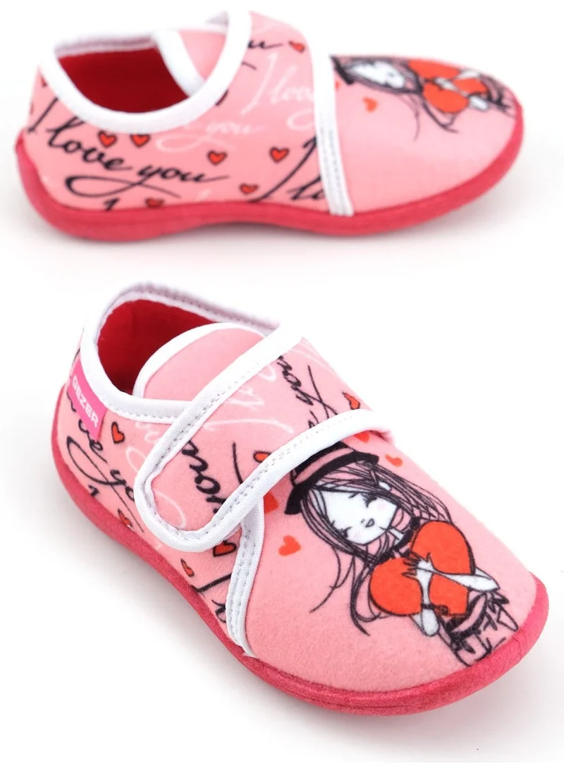 جيزر Winter Girl Velcro Adjustable Comfortable Sole Slippers Home Nursery Shoes