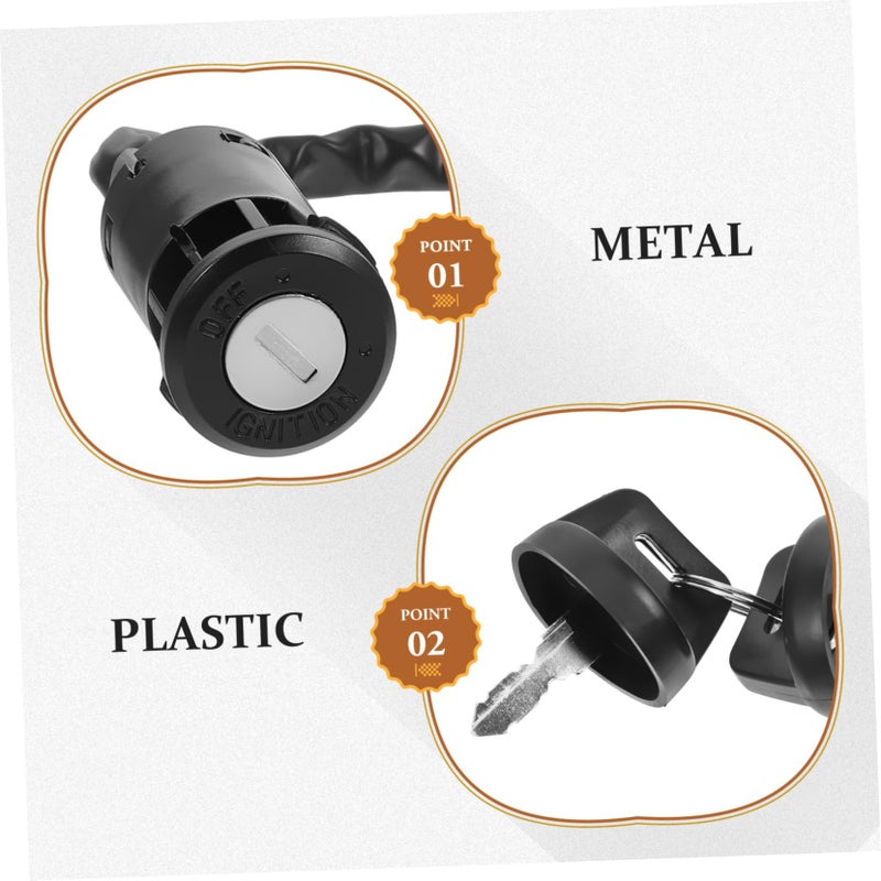 Motorcycle Ignition Switch Key With Wiring Replacement For ATV Scooter Motorbike - Image 5
