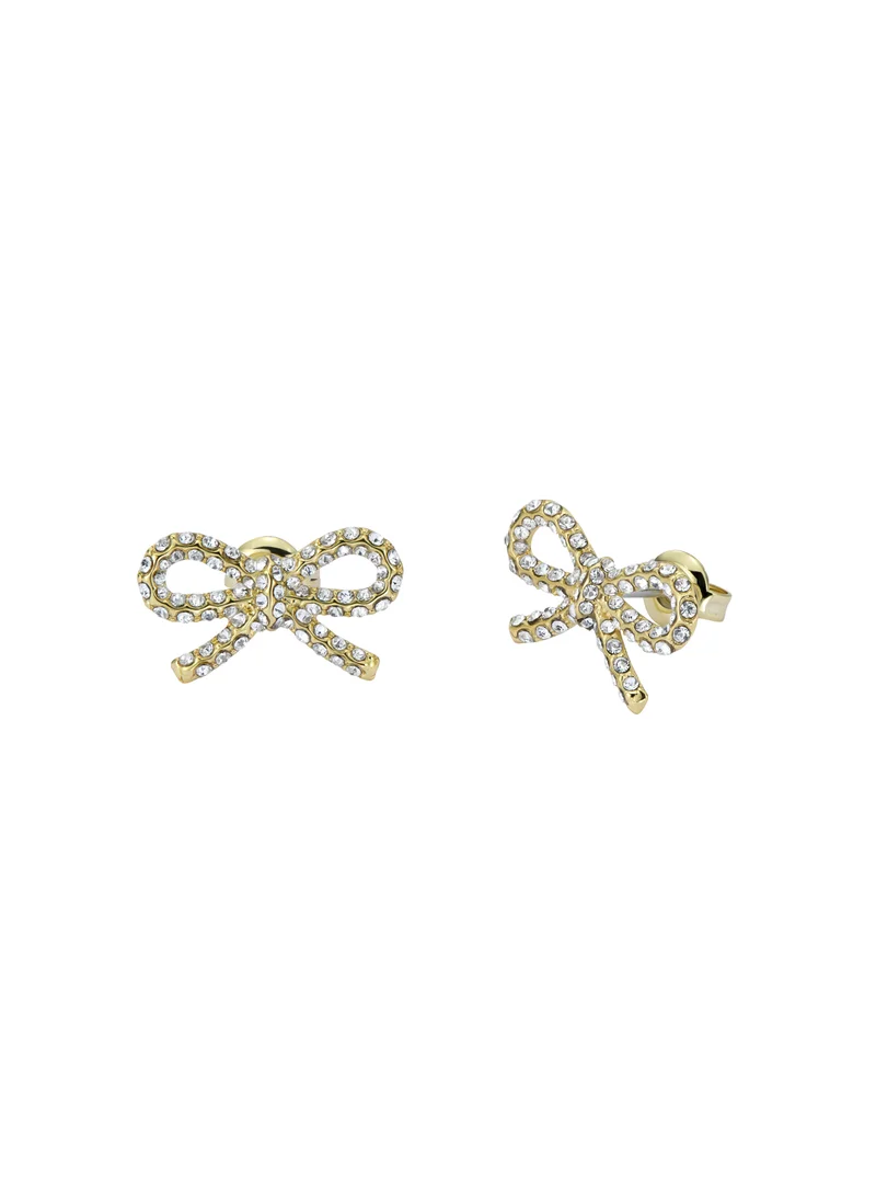 Ted Baker Crystal Ribbon Bow Stud Earrings