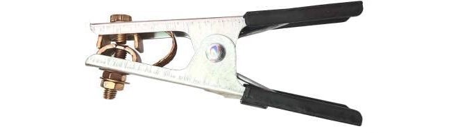 TheMujtaba Earth Clamp Spring Clamp With Braided Copper (400-600 AMPS) Shunt Steel Jaws - Image 2