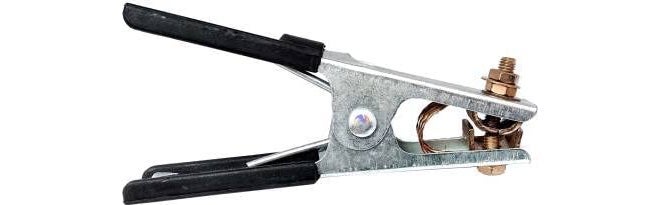 TheMujtaba Earth Clamp Spring Clamp With Braided Copper (400-600 AMPS) Shunt Steel Jaws - Image 1