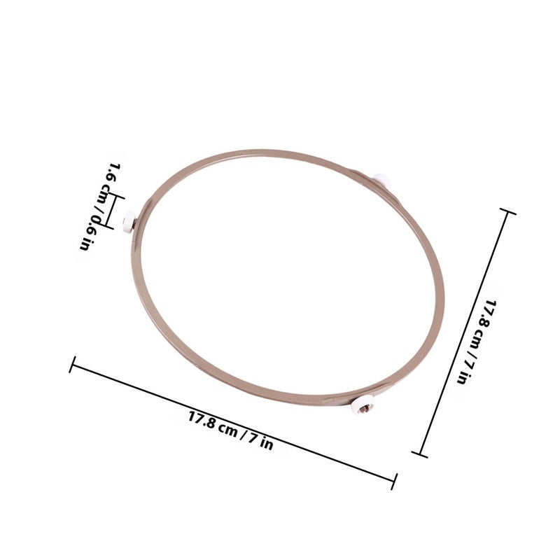 3pcs Microwave Glass Turntable Plate Roller Reusable Turntable Support Wheel Microwave Accessory - Image 2
