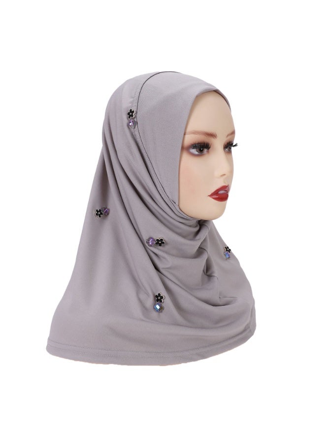 Women Muslim Headwear Wearable Traditional Wear Long Fashion Head Scarf for Ladies - Image 1