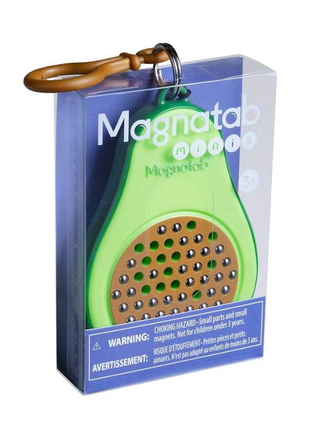 PlayMonster - PlayMonster Magnatab Minis  Avocado  Sensory Fidget Toy  Drawing Tool  Satisfying Sounds  TravelFriendly  Ages 3 - Image 1