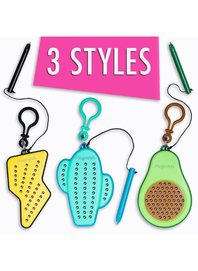 PlayMonster - PlayMonster Magnatab Minis  Avocado  Sensory Fidget Toy  Drawing Tool  Satisfying Sounds  TravelFriendly  Ages 3 - Image 1