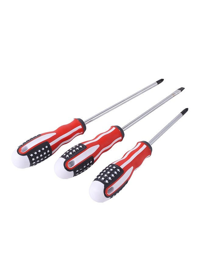 LAWAZIM American Flag Screwdriver Set 3-Piece |Professional Cushion Grip Screwdriver with High Torque | Rust Resistant Shaft, Non-Skid Handle for Repair Home Improvement Craft  - Image 2