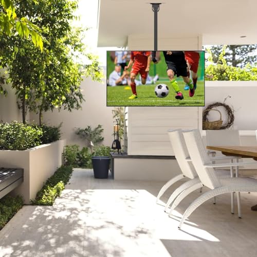 Suptek Ceiling TV Mount Fits Most 26-65 inch LCD LED Plasma Panel Display with Max VESA 400x400mm Loaded up to 45kg/100lbs Height Adjustable MC4602 - Image 3