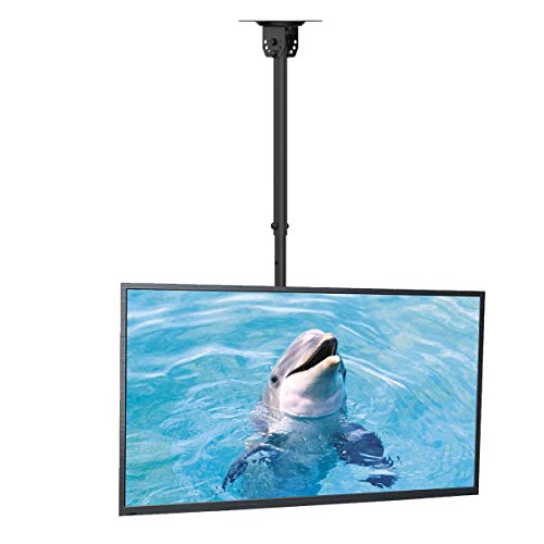 Suptek Ceiling TV Mount Fits Most 26-65 inch LCD LED Plasma Panel Display with Max VESA 400x400mm Loaded up to 45kg/100lbs Height Adjustable MC4602 - Image 1