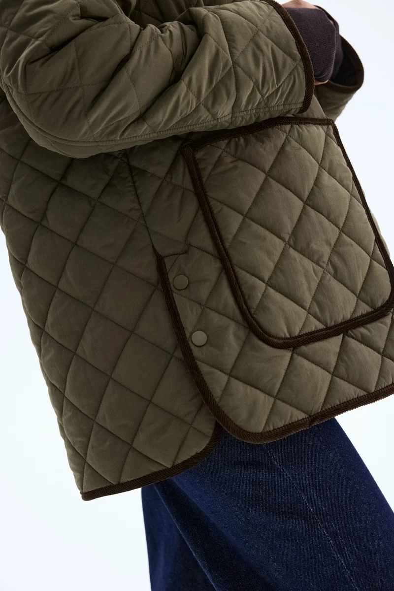 اتش اند ام جاكيت بتصميم محشو