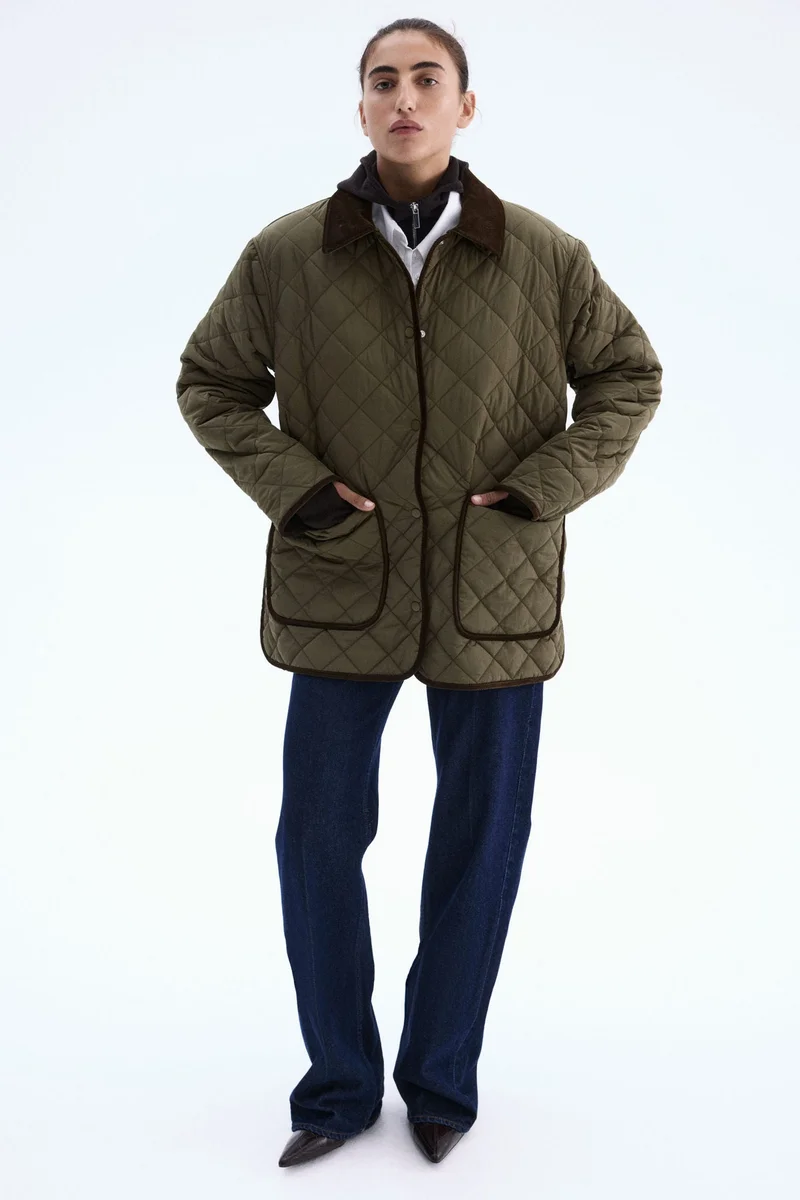 اتش اند ام جاكيت بتصميم محشو