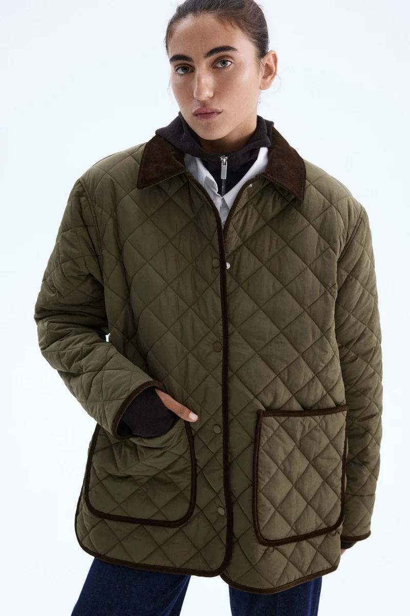 اتش اند ام جاكيت بتصميم محشو