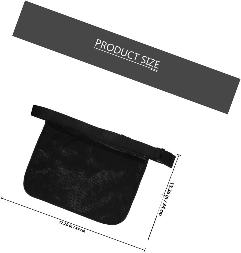 Tennis Ball Pick Pouch Waist Bag Portable Mesh Storage Bag for Golf and Table Tennis Balls Small Reusable for Training and Outdoor Use - Image 2