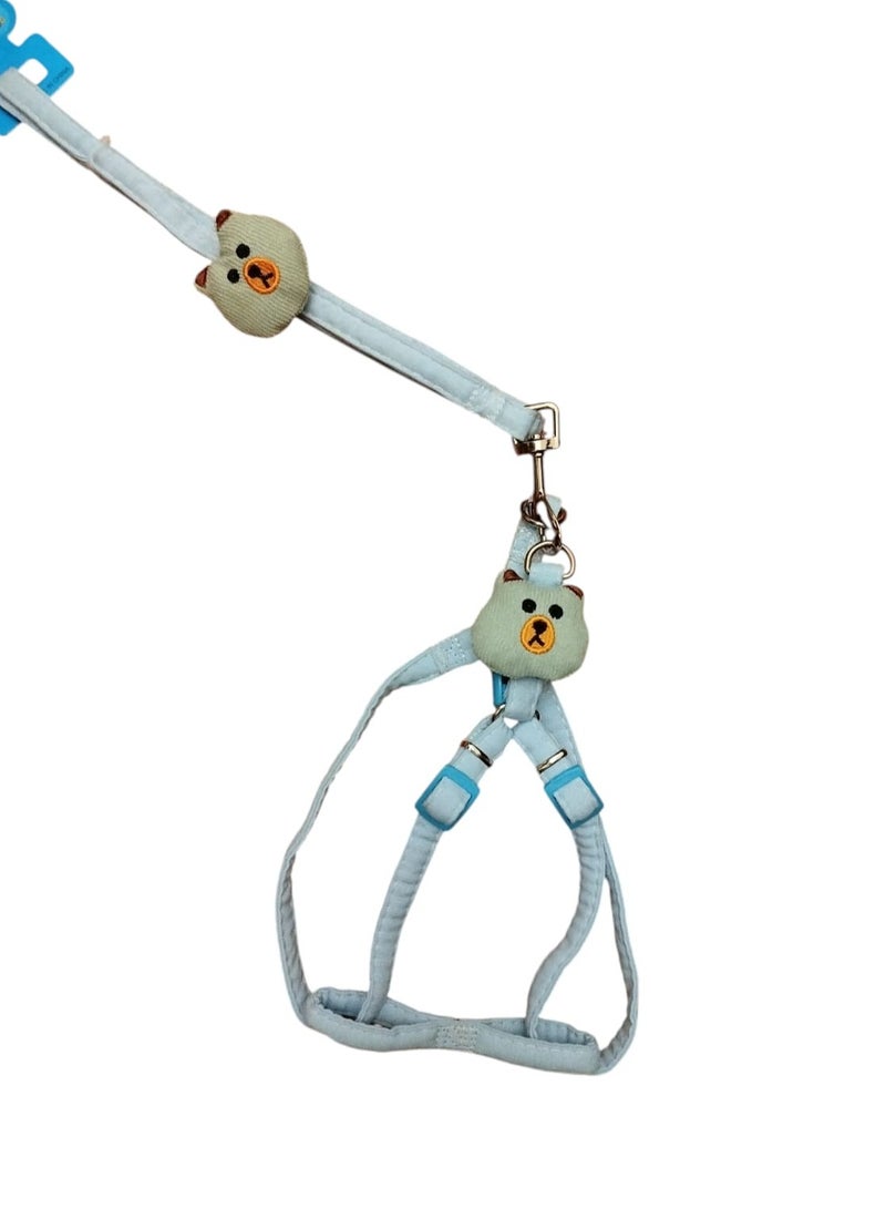 طوق ومقود للقطط سهل الاستخدام شكل جذاب للقطط والجراء البنات - Image 2