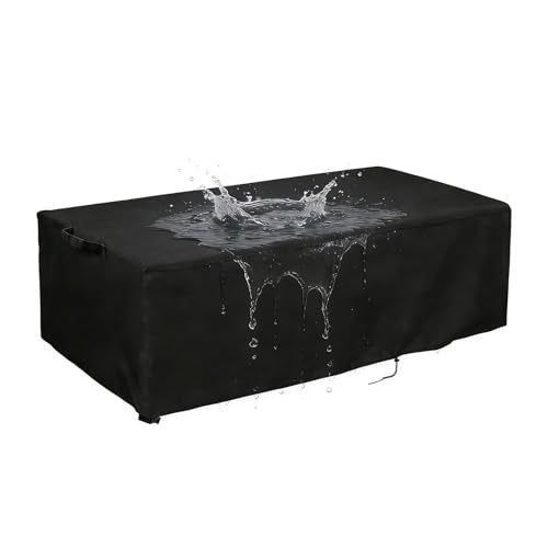 TheElves Tabletop Fire Pit Cover 28in Table Top Firepit Covers Rectangular Waterproof Heavy Duty for onlyfire ONLYFIRE OUTDOOR LIVING 28 Inch Portable Firepits 285x9x9 in - Image 1