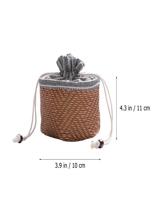 VINTORKY Portable Teapot Bag with Drawstring Closure Padded Tea Cup Holder Storage Bag for Travel Outdoor and Home Use - Image 2