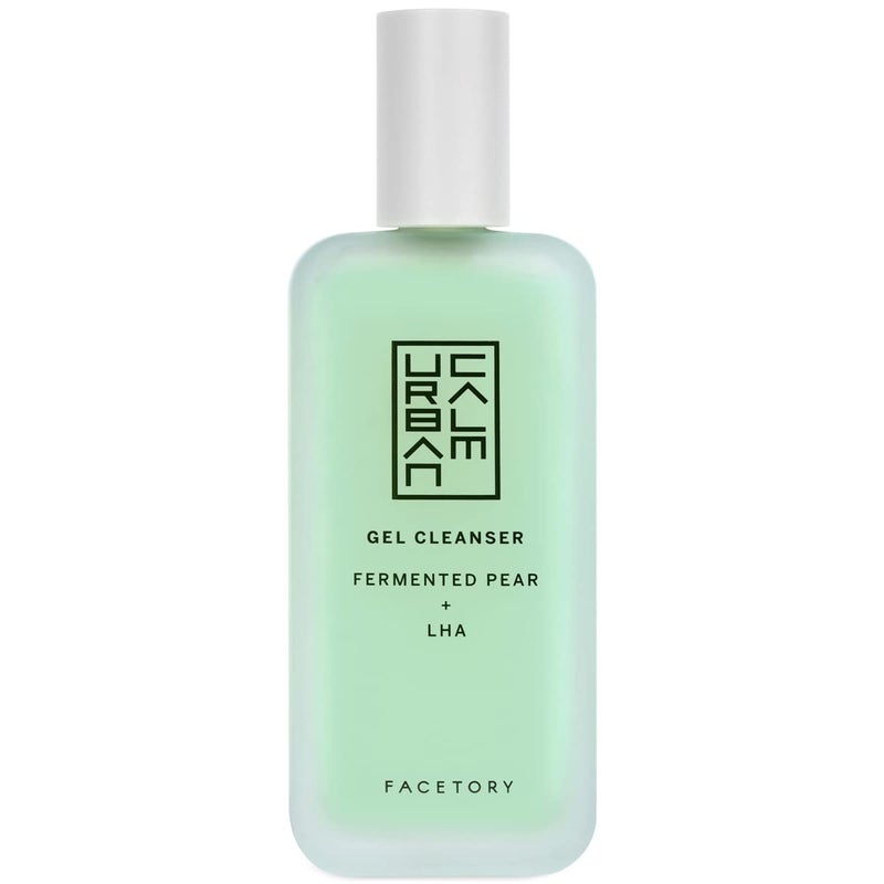 FACETORY Urban Calm Purifying Gel Facial Cleanser  Hydrating Face Wash with Fermented Pear  Capryloyl Salicylic Acid LHA  Gentle Exfoliating Foam Cleansing Gel for All Skin Types