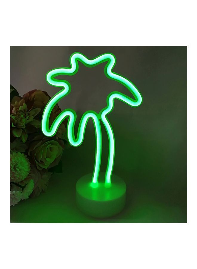 NIBEMINENT Palm Tree Shaped Neon LED Light Green 28.8x19.5x5.8centimeter  - Image 3