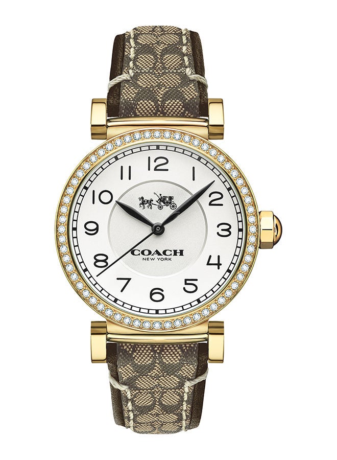 COACH ساعة ماديسون النسائية المصنوعة من الجلد - 14503397