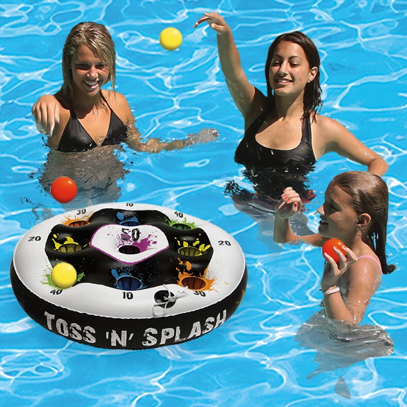 Poolmaster Toss 'N' Splash Inflatable Floating Game for Swimming Pools  Lawns  Decks - Image 2