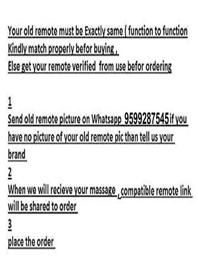 LUCRE AC Remote Compatible with O General Split/Window AC Remote Control [Double Set-Swing] [ Compatible for O General AC Remote Control ] [AC-47] - Image 3