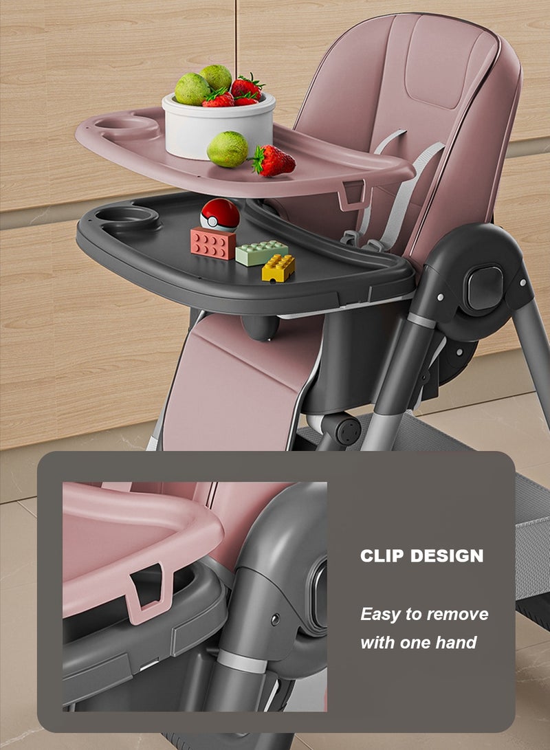 ما بيبي كرسي طعام متعدد الوظائف للأطفال من مابابي، كرسي محمول لتناول الطعام مع ارتفاع قابل للتعديل ومسند للظهر ومسند للقدمين - Image 5
