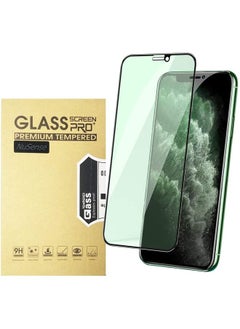 NuSense Eyes Protection Anti Glare Green Light Tempered Glass Screen Protector For Iphone 11 And Iphone Xr,Anti Blue Light Tempered Glass Eye Protect Shockproof Anti Fingerprint Protector  - Image 2