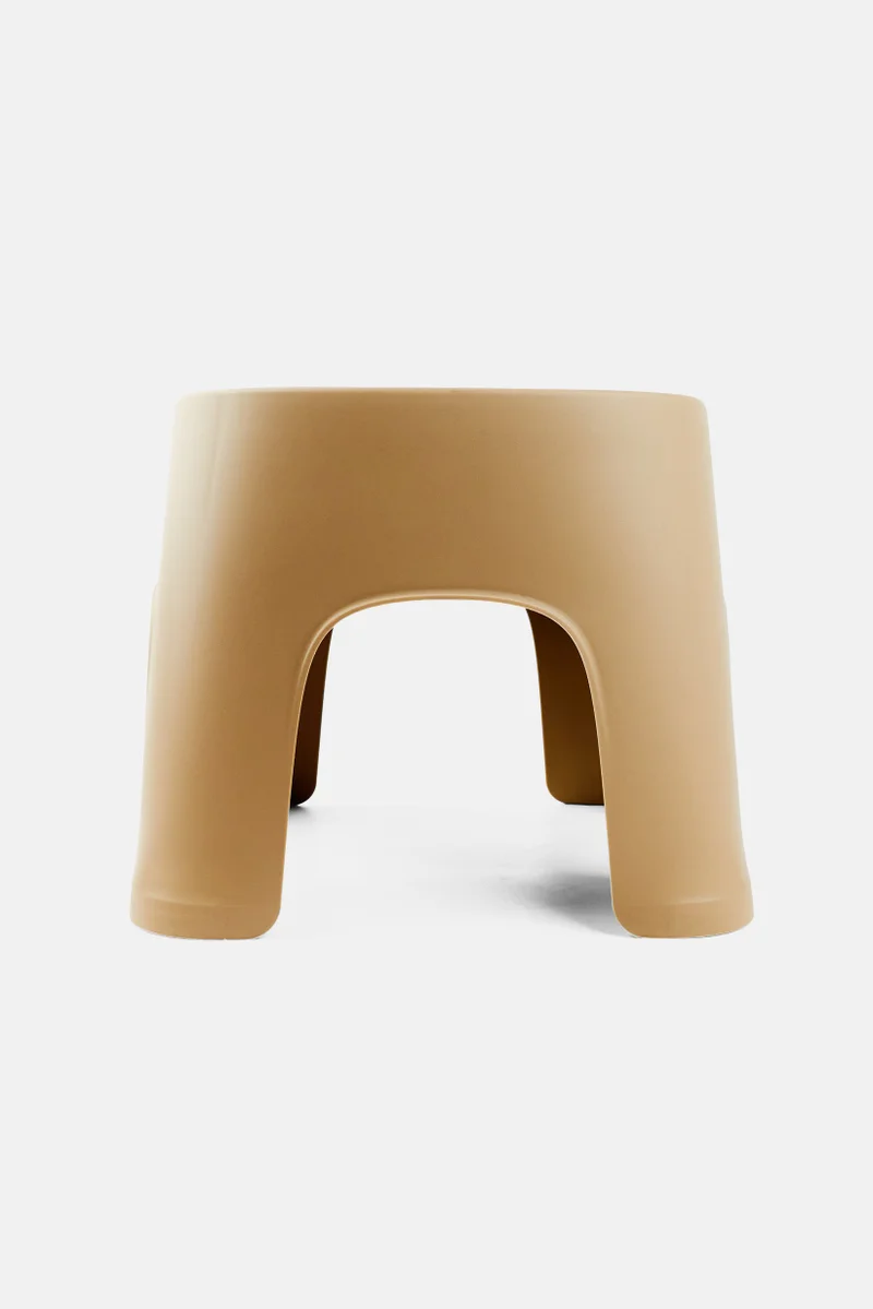 Muy Mucho Plastic Bathroom Stool, Grey
