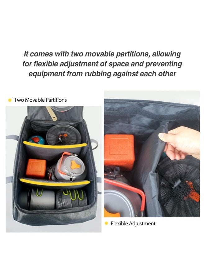 Camping Cookware Bag Cooking Utensils Outdoor Stove Storage Container Tote - Image 4