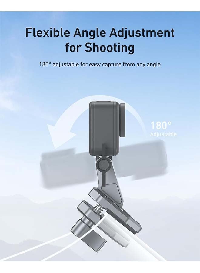 TELESIN Motorcycle Windshield Clip Camera Mount, Quick Release Motorbike Windscreen Clamp for Go Pro 13 12 11 10 9 8 7 DJI Action 5 Pro Action 4 3, Compatible with Insta360 X5 X4 X3 Sports Action Cam - Image 2