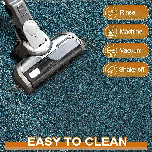 Mibao Front Door Mat, Dirt Trapper Welcome Mat for Outdoor Indoor, Non-Slip Waterproof Doormat, Durable Machine Washable Low Profile Entry Rug for Back Door Outside Patio Porch, 32" x 20", Blue - Image 4