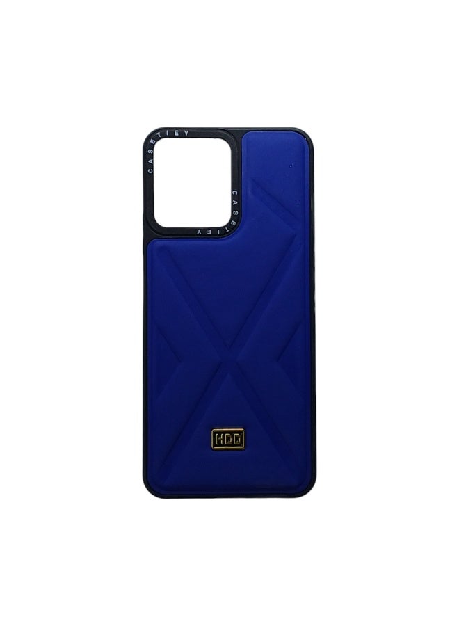 Phone Back Cover  leather for Realme C30S blue - Image 3