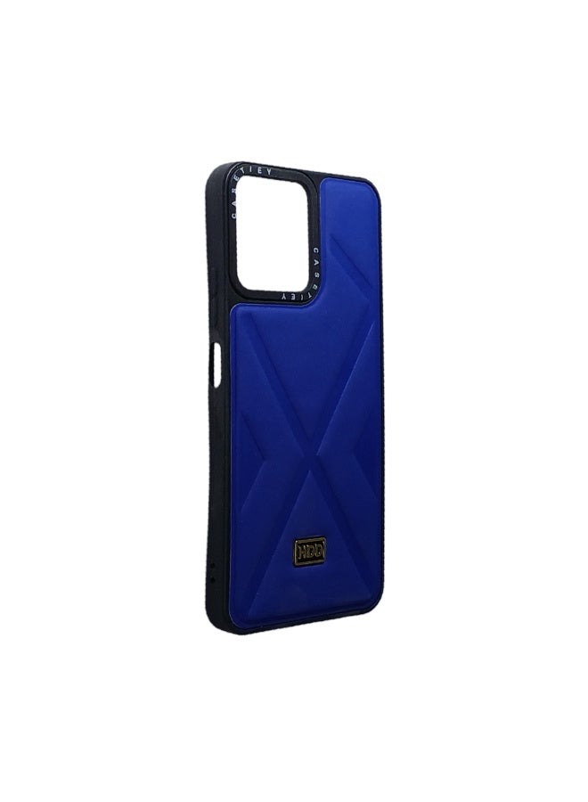 Phone Back Cover  leather for Realme C30S blue - Image 2