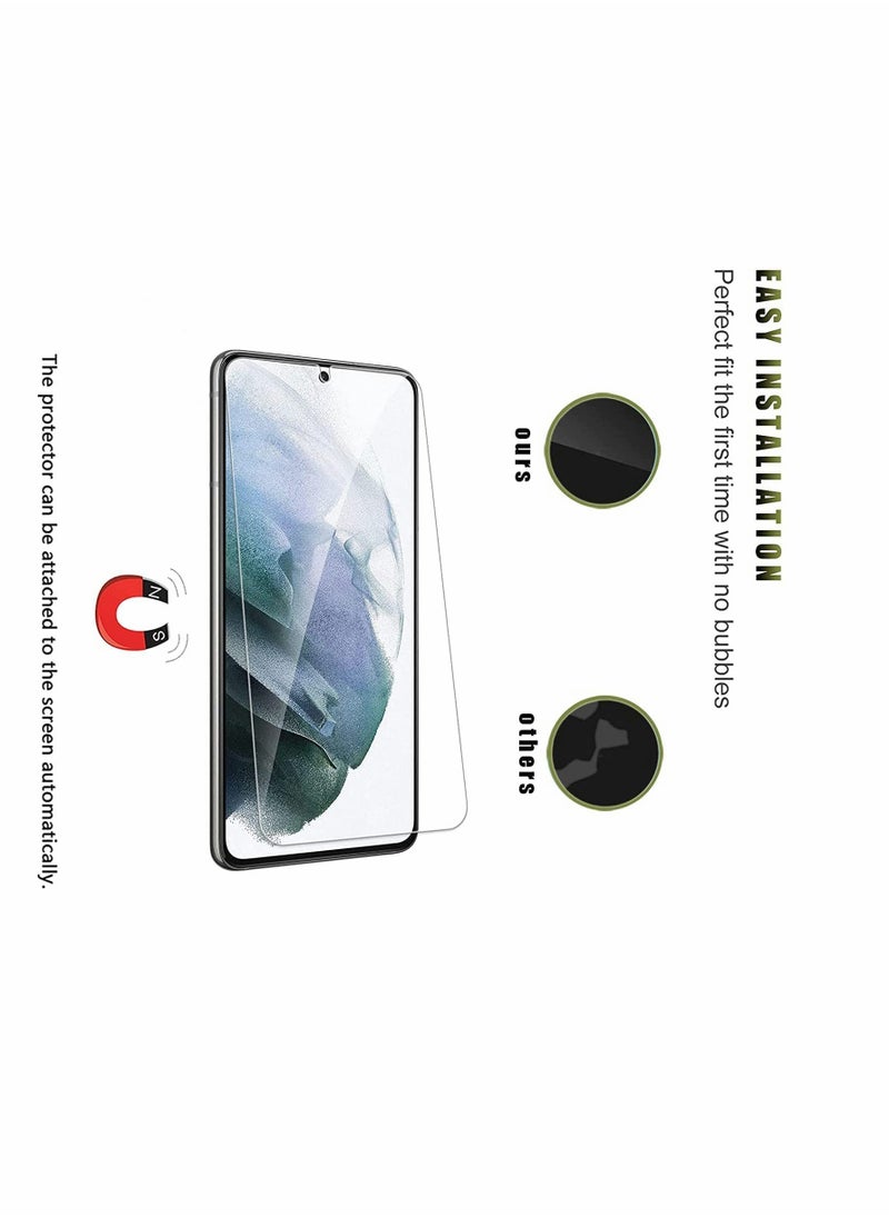 SYOSI - for Galaxy S22 Screen Protector [2 +2 Pack], 2 Pcs Full Coverage Tempered Glass Film with 2 Pcs Camera Lens Protector, 9H Hardness Fingerprint Unlock, Ultra Thin HD Clear, for Samsung Galaxy S226.1" - Image 1