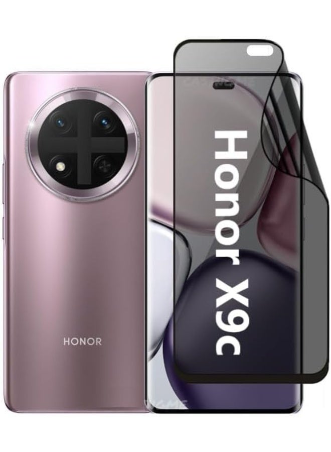 Muzz Privacy Screen Protector for Honor X9C, 9H Hardness, Anti-Spy, Ceramic Flexible Glass, Easy Installation, 1 Pack - Image 1