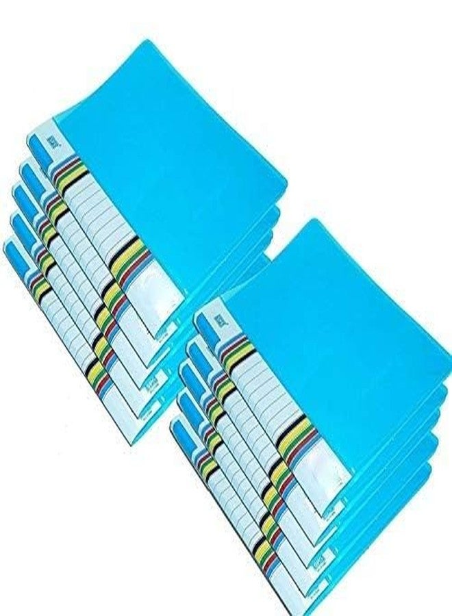 Kosh مجلد ملفات شفاف من البلاستيك من كوش بحجم A4 لحفظ التقارير والمستندات، مناسب للشهادات/الرسائل/التقارير/الملفات (عبوة من 10 قطع) - Image 1