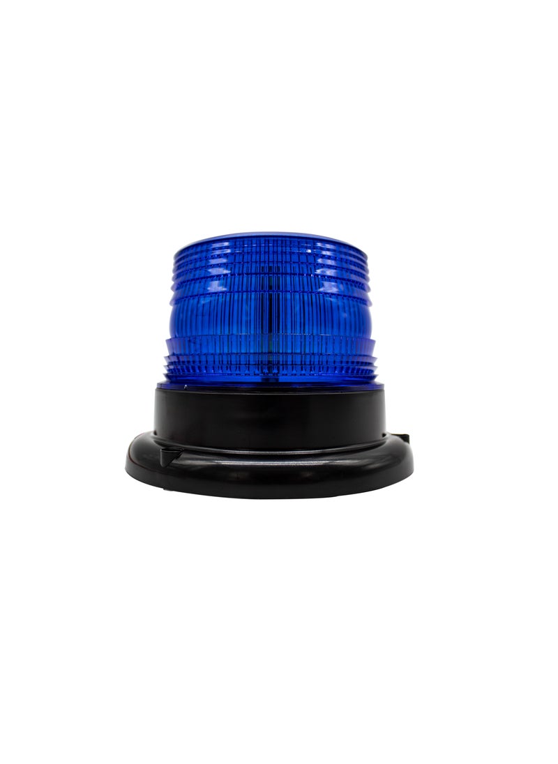 ABRONN Small Round Blue Strobe Light – High-Intensity LED Emergency Warning Light, Compact Size, Flashing Light for Emergency Vehicles, Trucks, Construction Sites, Waterproof, Durable, Easy to Install 