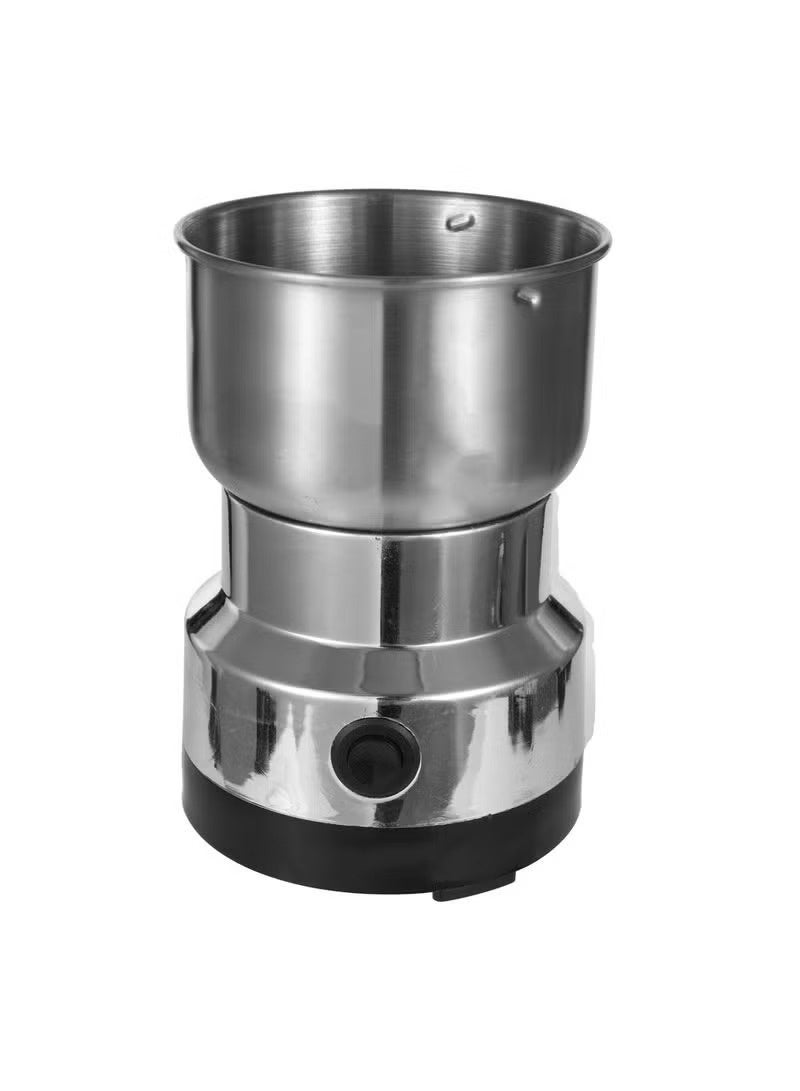 Mini Multifunctional Electric Grinder Silver 17.5x10.5x10.5cm